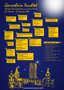 Lebendiger Adventskalender auf der Heyestraße-Süd. Quelle cima 2025