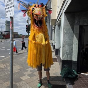 Müllviech am Dreck-weg-Tag. Quelle: cima 2025